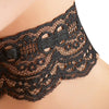Collarino Ricami Nero Pizzo