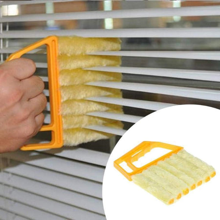 Spazzola Per Pulizia Persiane 7 Lamelle In Microfibra Lavabile Per Tende Condizionatori