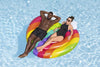 Materassino Isola Gonfiabile Galleggiante Fashion Rainbow Forma Cuore Multicolore 43722