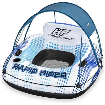 Poltrona Rapid Rider Canopy Fondo In Rete Con Parasole Portabicchiere Maniglie 43725