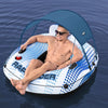 Poltrona Rapid Rider Canopy Fondo In Rete Con Parasole Portabicchiere Maniglie 43725