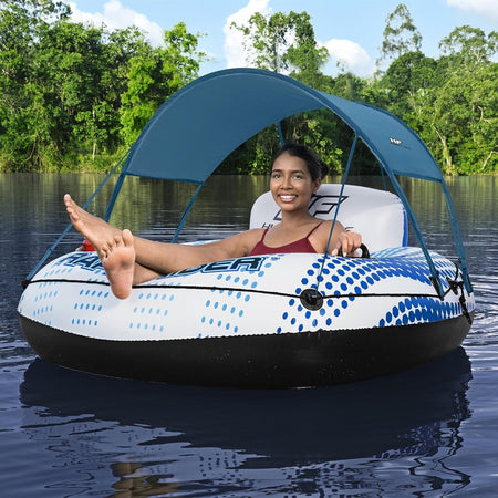 Poltrona Rapid Rider Canopy Fondo In Rete Con Parasole Portabicchiere Maniglie 43725