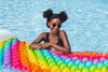 Materassino Arrotolabile Fashion Rainbow Dreams Arcobaleno Con Cuscino Forma Nuvola 44107