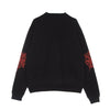 PHOBIA Felpa Leggera Girocollo Uomo Red Cobweb Print Crewneck Black/red da uomo