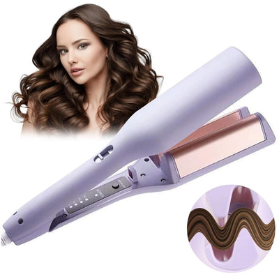 Ferro Arricciacapelli Onda Francese A Doppia Canna Styler Da 32 Mm 4 Temperature