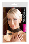 Collarino Ricami Nero Pizzo