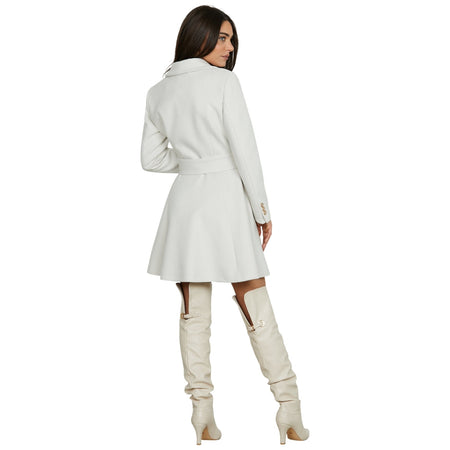 Relish cappotto bianco avorio PALMAST RDA2505550004
