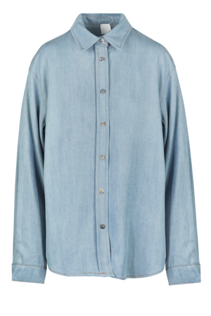 LA FEMME BLANCHE La Femme Blanche - Camicia - 451535 - Denim chiaro da donna