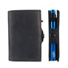 Sei G portacarte safe magnetic royal con custodia in pelle nera