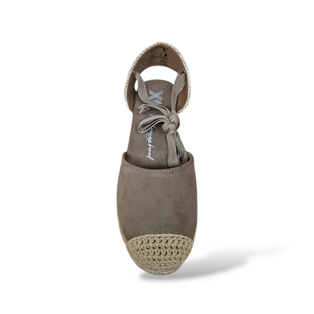 Espadrillas Donna XTI Taupe con Laccio – Scarpe Estive Eleganti, Leggere e di Tendenza