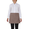 Grembiule Napoli Marrone Finto Lino Grembiule Vita Corto Cameriere Cuoco