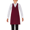 Grembiule Senna Gessato Bordeaux Grembiule Donna con Pettorina