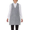 Grembiule Scotland Grigio Finto Lino Grembiule con Pettorina Cameriere Cuoco