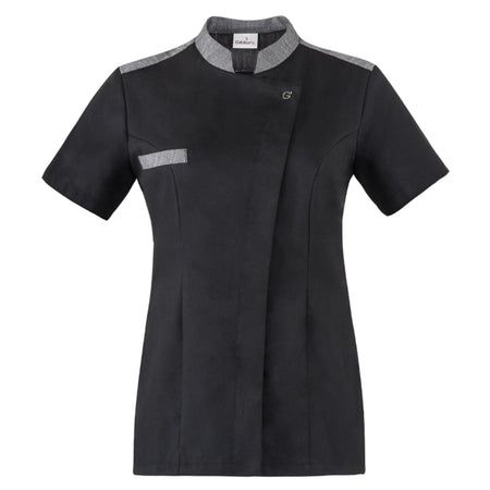 Giacca Ida Nero Casacca Donna Cucina Estetica Acconciature Manica Corta