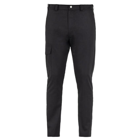 Pantalone Darko Nero Pantalone Elasticizzato Cuoco Cameriere con Tascone Elasticizzato