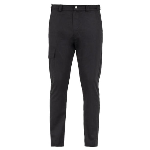 Pantalone Darko Nero Pantalone Elasticizzato Cuoco Cameriere con Tascone Elasticizzato