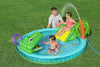 Play Center Gonfiabile Crocodile Cove Piscinetta Per Bambini 224 X 181 X 72 Cm 53166