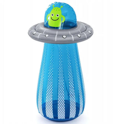 Gioco Gonfiabile Spruzza Acqua Pungiball Sempreimpiedi Ufo Blaster 61x119cm Bambini 52731