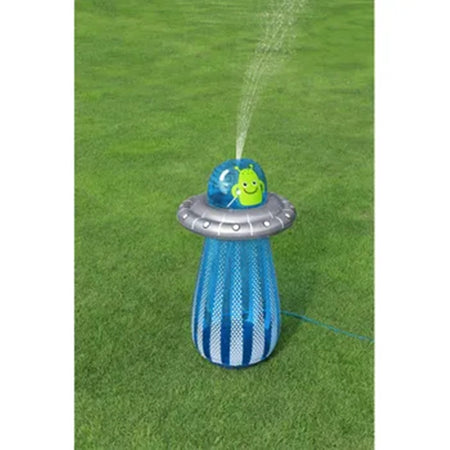 Gioco Gonfiabile Spruzza Acqua Pungiball Sempreimpiedi Ufo Blaster 61x119cm Bambini 52731