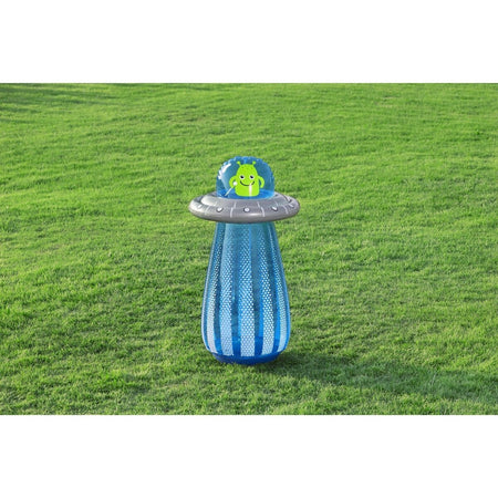 Gioco Gonfiabile Spruzza Acqua Pungiball Sempreimpiedi Ufo Blaster 61x119cm Bambini 52731
