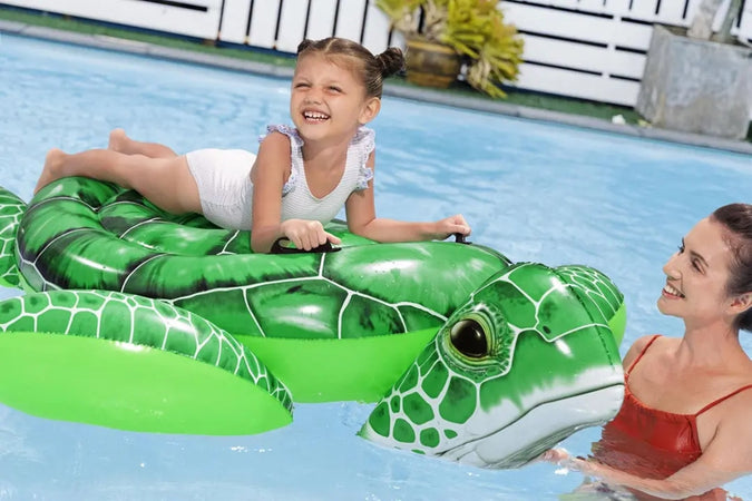 Tartaruga Galleggiante Da Piscina Spiaggia Pvc Gonfiabile Cavalcabile Tidal Turtle 41524