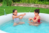 Piscina Tonda Gonfiabile Family Stampa Arcobaleno 206x206x51cm Con 2 Portabicchieri 54443
