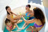 Piscina Tonda Gonfiabile Family Stampa Arcobaleno 206x206x51cm Con 2 Portabicchieri 54443