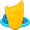 Piscina Gioco Gonfiabile Lil Seashapes Con Schienale Tetto Bimbi +6 Mesi Giardino 52568