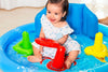 Piscina Gioco Gonfiabile Lil Seashapes Con Schienale Tetto Bimbi +6 Mesi Giardino 52568