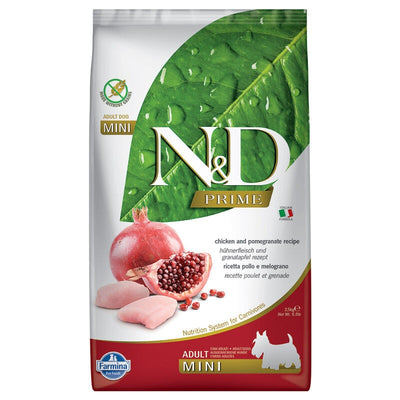 Farmina N&D Prime mangime secco Cani Adulti Mini pollo e melograno 2,5 kg