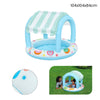 Piscina Sweet Shoppe Con Fondo Gonfiabile Copertura Per Bambini +2 Anni 104x84cm 52638
