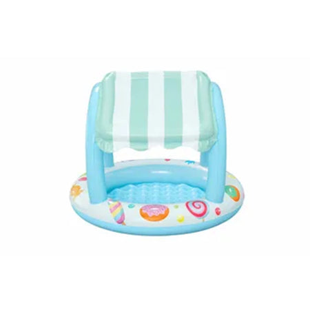 Piscina Sweet Shoppe Con Fondo Gonfiabile Copertura Per Bambini +2 Anni 104x84cm 52638