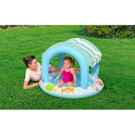 Piscina Sweet Shoppe Con Fondo Gonfiabile Copertura Per Bambini +2 Anni 104x84cm 52638