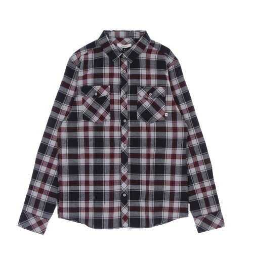 IRIEDAILY Camicia Manica Lunga Uomo Rosomako 2.0 L/s Shirt Grey/blue da uomo