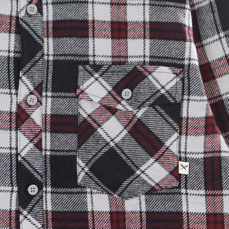 IRIEDAILY Camicia Manica Lunga Uomo Rosomako 2.0 L/s Shirt Grey/blue da uomo
