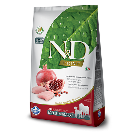 Farmina N&D Prime mangime secco Cani Adulti Medium Maxi pollo e melograno