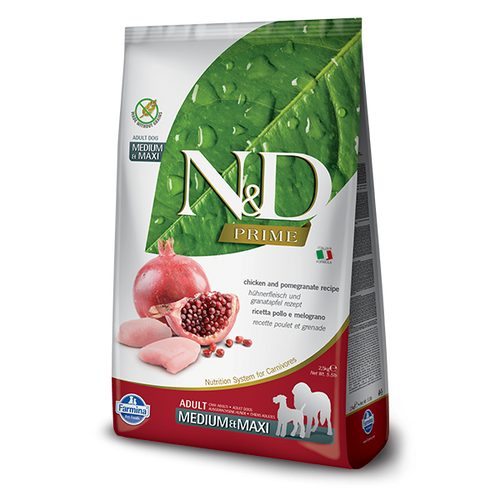 Farmina N&D Prime mangime secco Cani Adulti Medium Maxi pollo e melograno