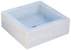 Biscottini Biscottini Acquaio lavello marmo bianco 40x40x16 Vasca artigianale design unico