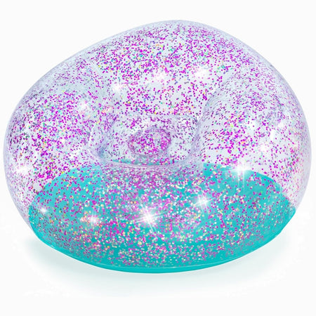 Poltrona Pouf Gonfiabile Glitter Dream Per Bambini +6 Anni 114 X 112 X 66 Cm 75115