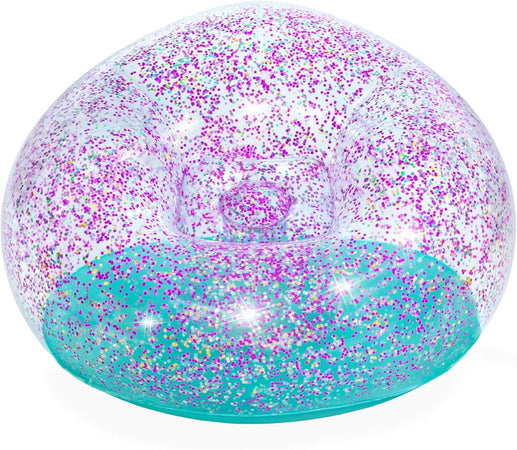 Poltrona Pouf Gonfiabile Glitter Dream Per Bambini +6 Anni 114 X 112 X 66 Cm 75115