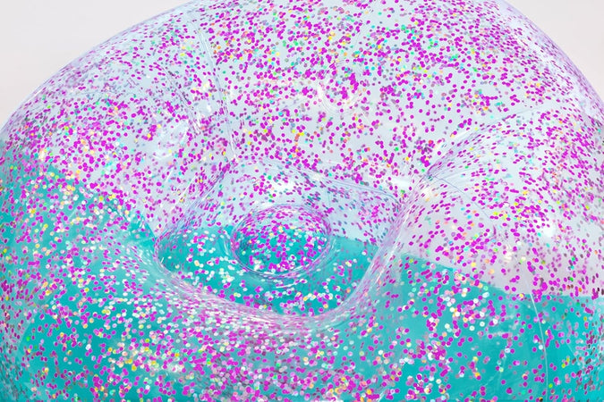 Poltrona Pouf Gonfiabile Glitter Dream Per Bambini +6 Anni 114 X 112 X 66 Cm 75115