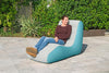 Poltrona Lunga Leisure Luxe Chaise Longue Gonfiabile Design Ergonomico 133x79x88cm 75127