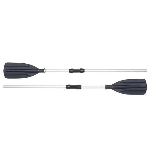 Coppia Remi Pagaia Asta In Alluminio Raccordi Pale Per Gommone Da 145/218 Cm 62064
