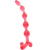 Anal Beads Dildo Plug Anale Rosso 22,5cm Bendy Twist