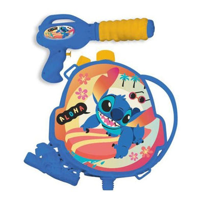 Pistola Ad Acqua Con Zainetto Grafica Lilo E Stitch 1200ml Gioco Bambini Estate 215457