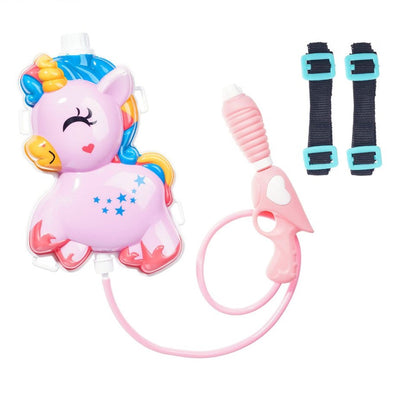 Pistola Ad Acqua Zainetto A Forma Di Unicorno 27x17cm Giocattolo Estate Bambine 618546