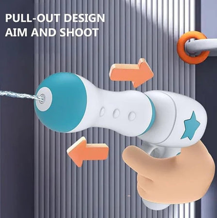 Zaino Con Pistola Ad Acqua Per Bambini Giocattolo 21x26cm Design Astronauta 618548