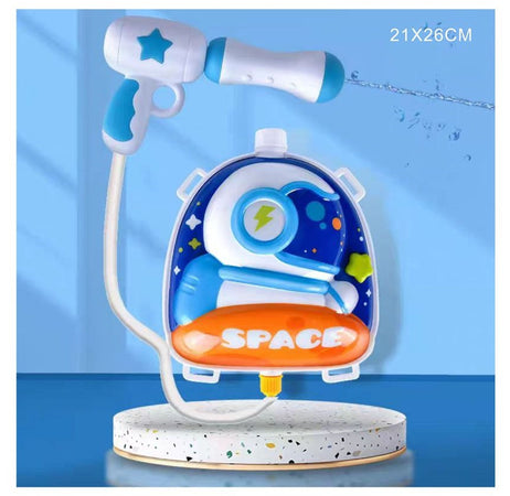 Zaino Con Pistola Ad Acqua Per Bambini Giocattolo 21x26cm Design Astronauta 618548