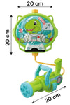 Pistola Ad Acqua Con Zaino Dinosauro Gioco Per Bambini Spiaggia Estate 1300ml 618549