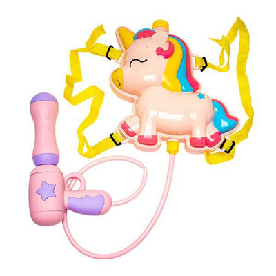 Zaino Pistola Spara Acqua Per Bambini Gioco Serbatoio Da 2 Lt Estate Unicorno 6726038